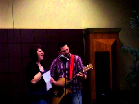 Chris Pfarr and Cassidy Stone singing You Won't Re...