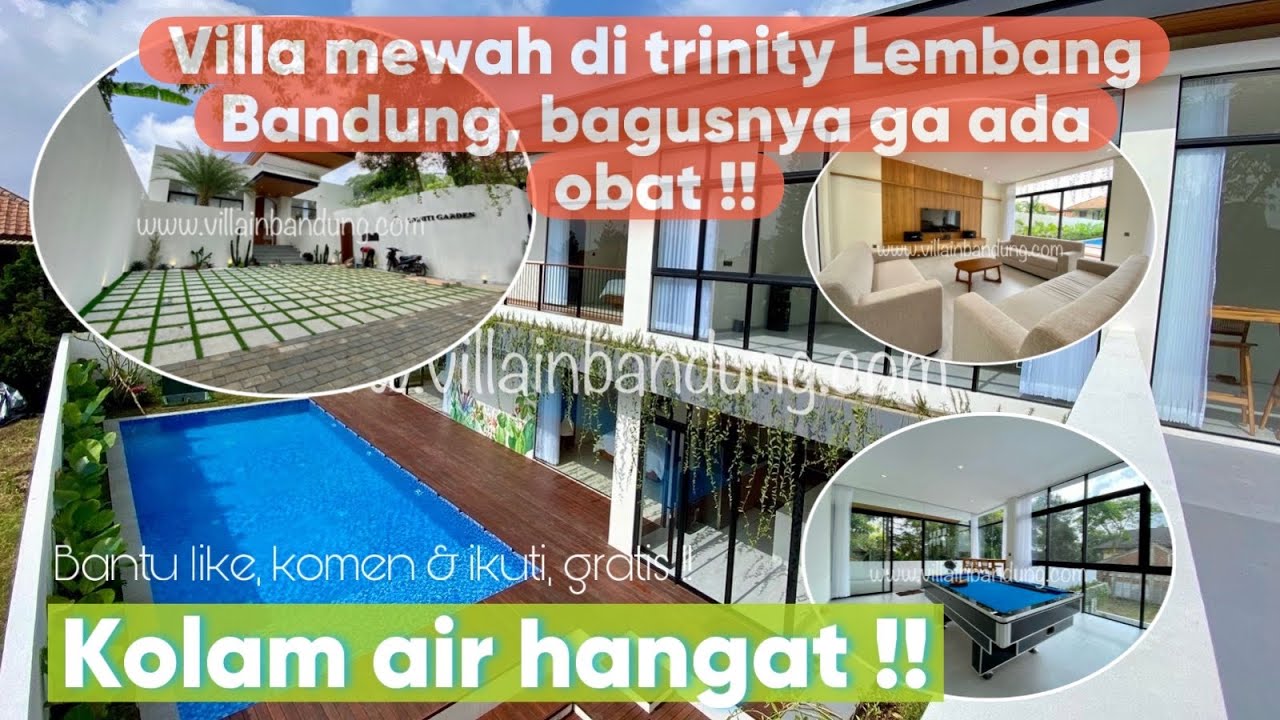 Review Villa Mewah di Trinity Kampung Daun Lembang Bandung, Bagusnya Ga Ada Obat !!