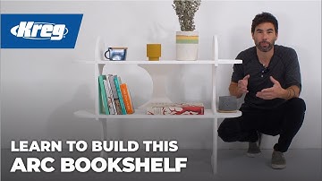 Learn To Build This Arc Bookshelf | Free Woodworking Project Plan
