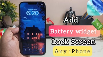 How to Add Battery Widget on Any iPhone Lock Screen