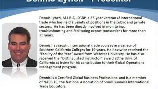 Navigating Food Export Regulatory and Documentation - Dennis Lynch
