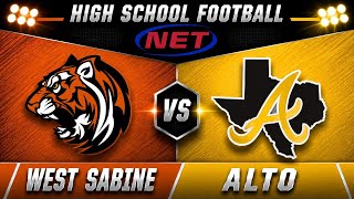HS Football: West Sabine vs Alto