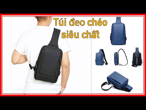 Video ☘️Túi đeo chéo nam vải Oxford chống thấm nước loại... - youtube