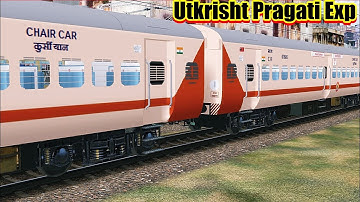 First Utkrisht rake of Central Railway : Pragati Express ||  INDIAN TRAIN SIMULATOR