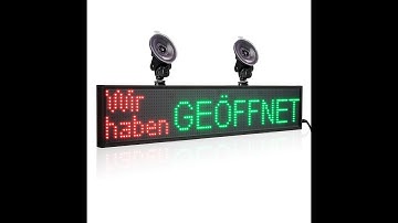 Leadleds Full Color LED Sign WiFi Programmable Scrolling Message Display Board