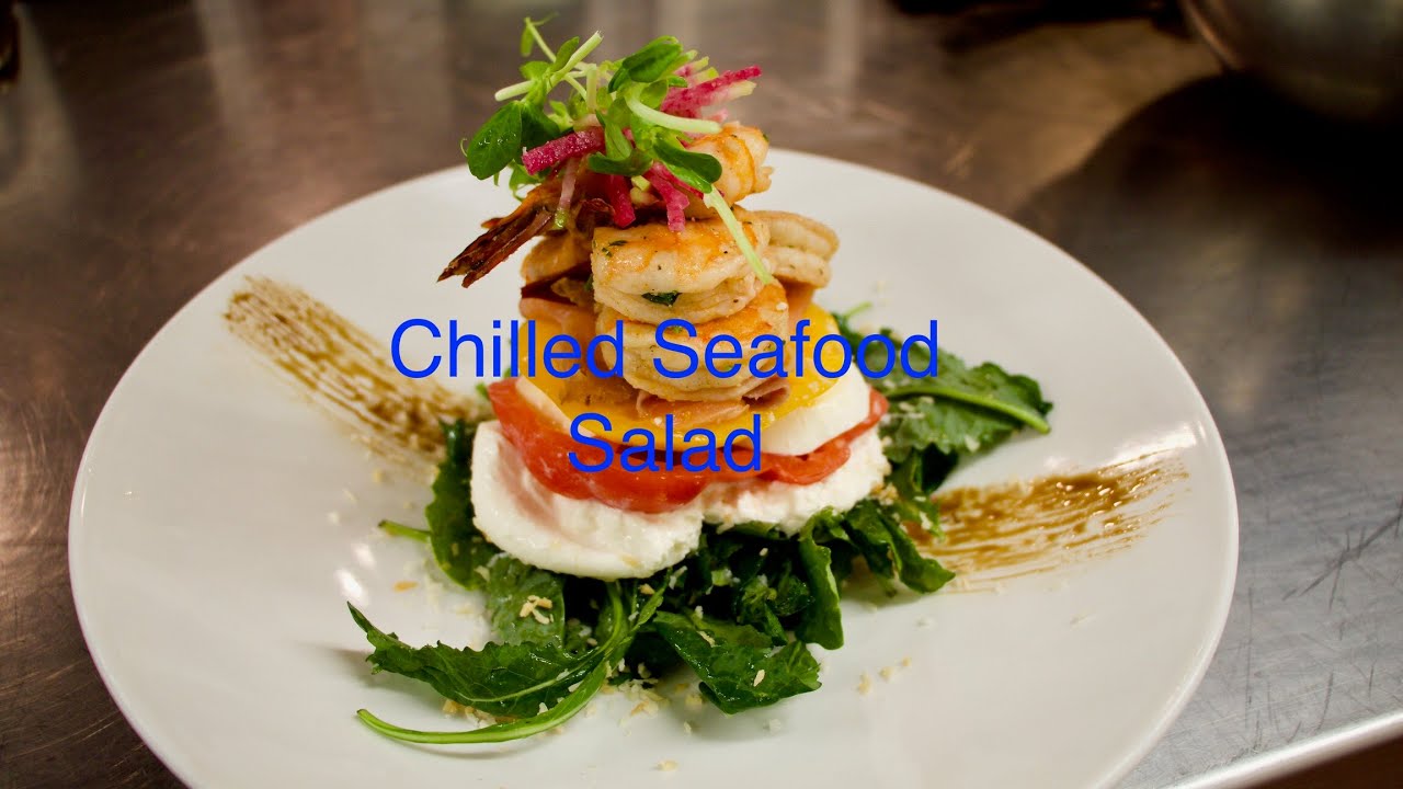 Salad Recipe-Smoked Salmon Grilled Shrimp Salad - YouTube