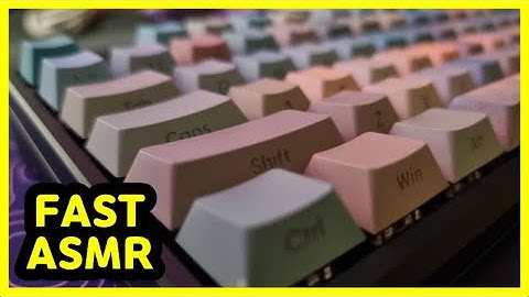 【FAST ASMR】 Geonworks Frog⌨️ | Originative MOD-L Linear | Keyboard Typing ASMR | No ADs No Talking😴