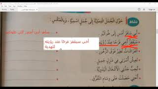 تابع / إجابة بقية تدريبات درس ( ثقافات الشعوب ) لغة عربية - الترم الثاني - الصف الثالث الابتدائي