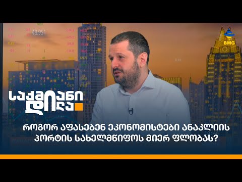 როგორ აფასებენ ეკონომისტები ანაკლიის პორტის სახელმწიფოს მიერ ფლობას?