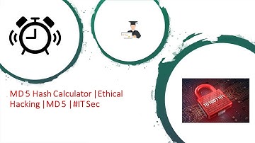 |MD 5 Hash Calculator |Ethical Hacking |MD 5 |#IT Sec