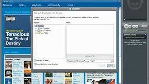 Adding Music Tracks to Your Sansa MP3 Player Using Napster