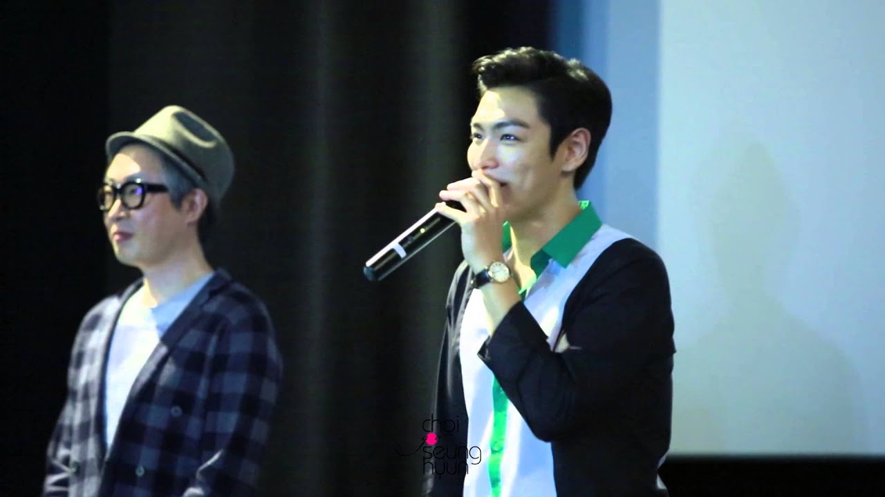 140908 타짜-신의손 무대인사 최승현(TOP)