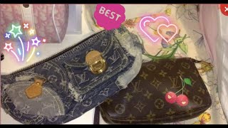 Louis Vuitton Red Takashi Murakami Cherry Pochette Accessoire Bag - The  Nostalgia Club