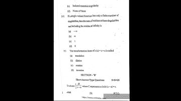 Msc Maths first semester Complex Analysis bu Bhopal #exam #msc #complex