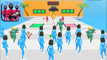 Squid Game 🦑🥷🦑 All Levels Gameplay Trailer Android,ios New Game