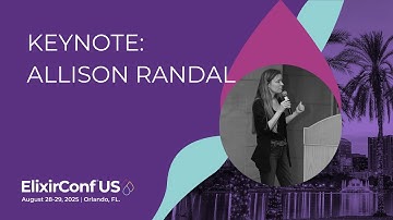 Keynote: Open Source Resilience - Allison Randal | ElixirConf US 2025