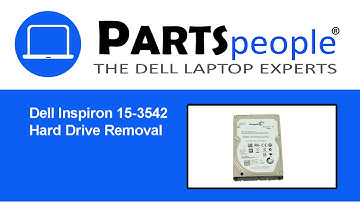 Dell Inspiron 15-3542 (P40F002) Hard Drive How-To Video Tutorial