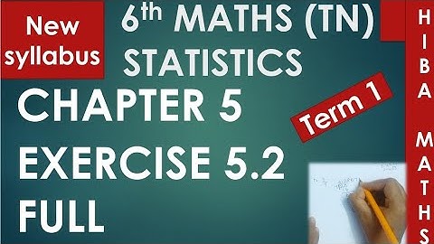 TN Samacheer 6th maths chapter 5 exercise 5.2 full answers New Book New Syllabus