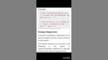 Character Class in Java #shorts #shortvideo #java #viral #linux #programming #class