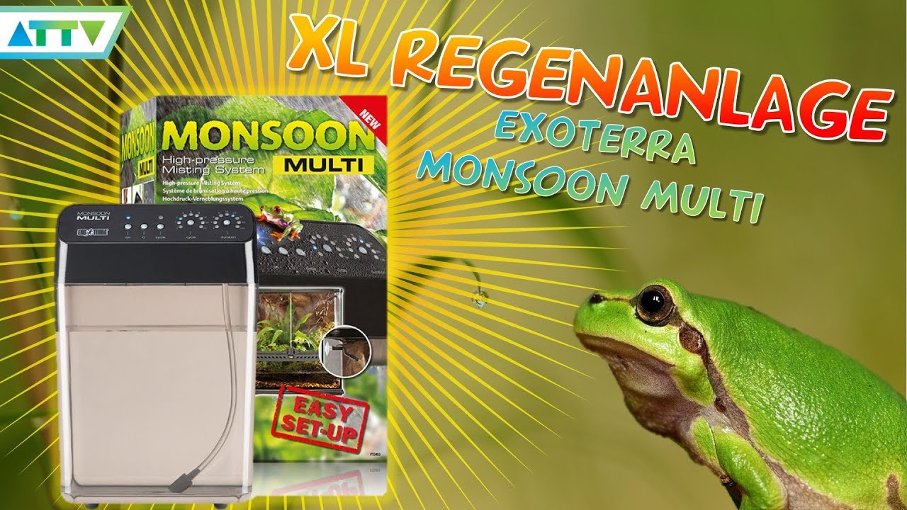  WOW XL Beregnungsanlage ExoTerra Monsoon Multi YouTube