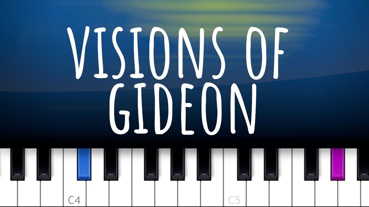Visions of Gideon ~ Sufjan Stevens (piano tutorial)