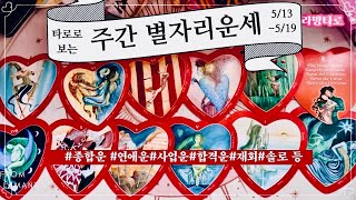 [타로/종합운] 타로로 보는 주간 별자리 운세 (5/13-5/19)#금전운 #연애운 #재회운 #사업운