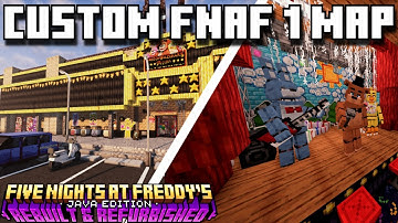 CUSTOM FNAF 1 Map Tour! (Five Nights at Freddy