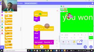 AEROCOPTER SHOOTING GAME WITH SCRATCH BY OKOFROBOUR.#coding #programming #agassi #SMARTRIBE screenshot 5
