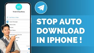 How to Stop Auto Download in Telegram iPhone | Turn Off Automatic Media Download Setting !
