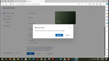 How Do I Remove My Credit Card Details From Microsoft Edge [ Tutorial ] Video Khmer 2024