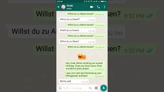 Chatting on WhatsApp