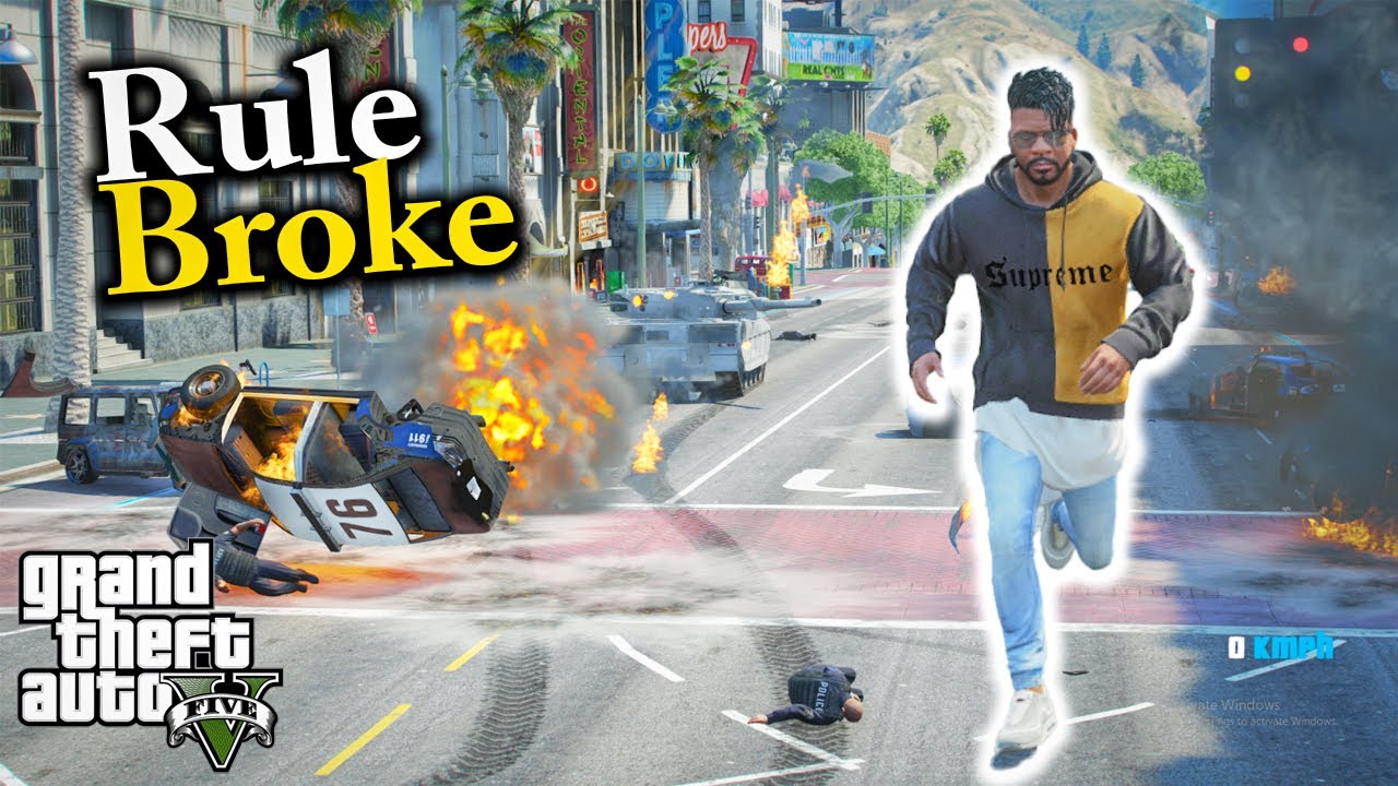 GTA 5: I Broke 12 Rules in Gta5.!! - YouTube