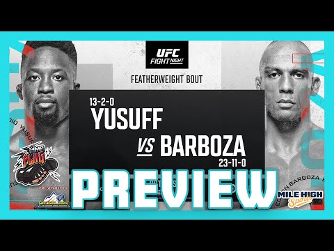 UFC Vegas 81: Soddiq Yusuff vs Edson Barboza Preview Segment | The MMA Plug