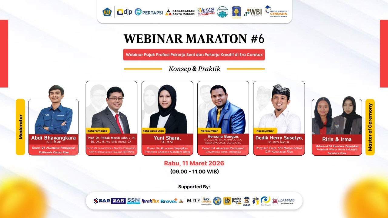 Webinar Pajak Profesi Pekerja Seni dan Pekerja Kreatif di Era Coretax