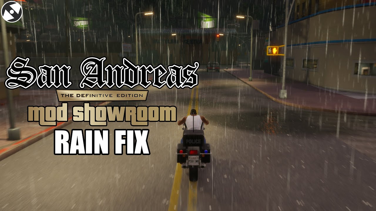 San Andreas Definitive Edition Mod Showroom #1 - Rain Fix