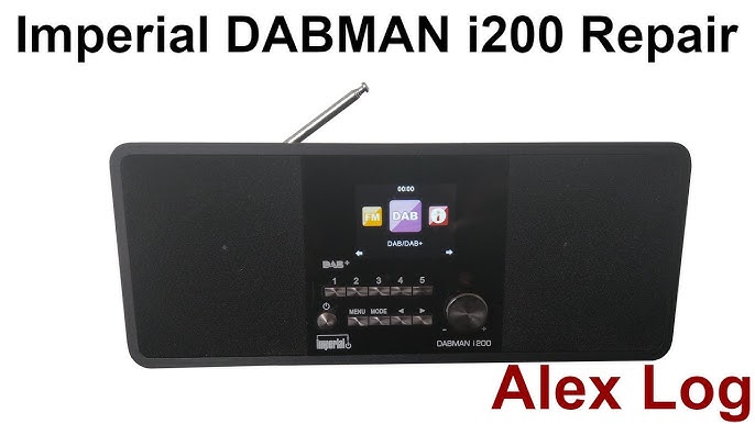 22-230-00 UKW, Imperial Internet/DAB+ i200 WLAN) (Stereo YouTube Sound, Bedienungsanleitung Radio Dabman -