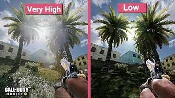 Call of Duty Mobile - Low vs. Very High (Graphics Comparison)