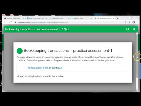 Accessing practice assessments from AAT website