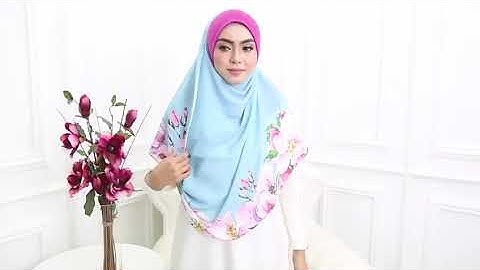 TUTORIAL ADELIA PRINTED INSTANT SHAWL