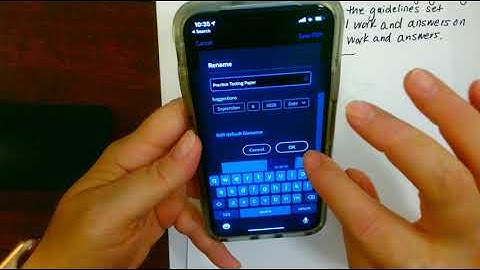 How to Use AdobeScan to Upload a PDF document to Canvas