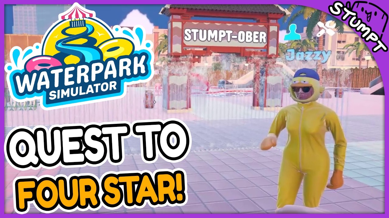 Quest to Four Star!! - Waterpark Simulator