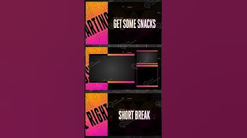 Orange Pink Animated Stream Overlay #livestream  #gaming  #valorant  #streaming  #obs  #twitch