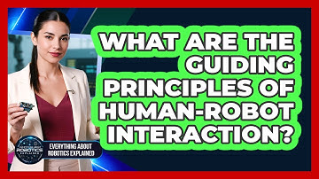 What Are The Guiding Principles Of Human-Robot Interaction?
