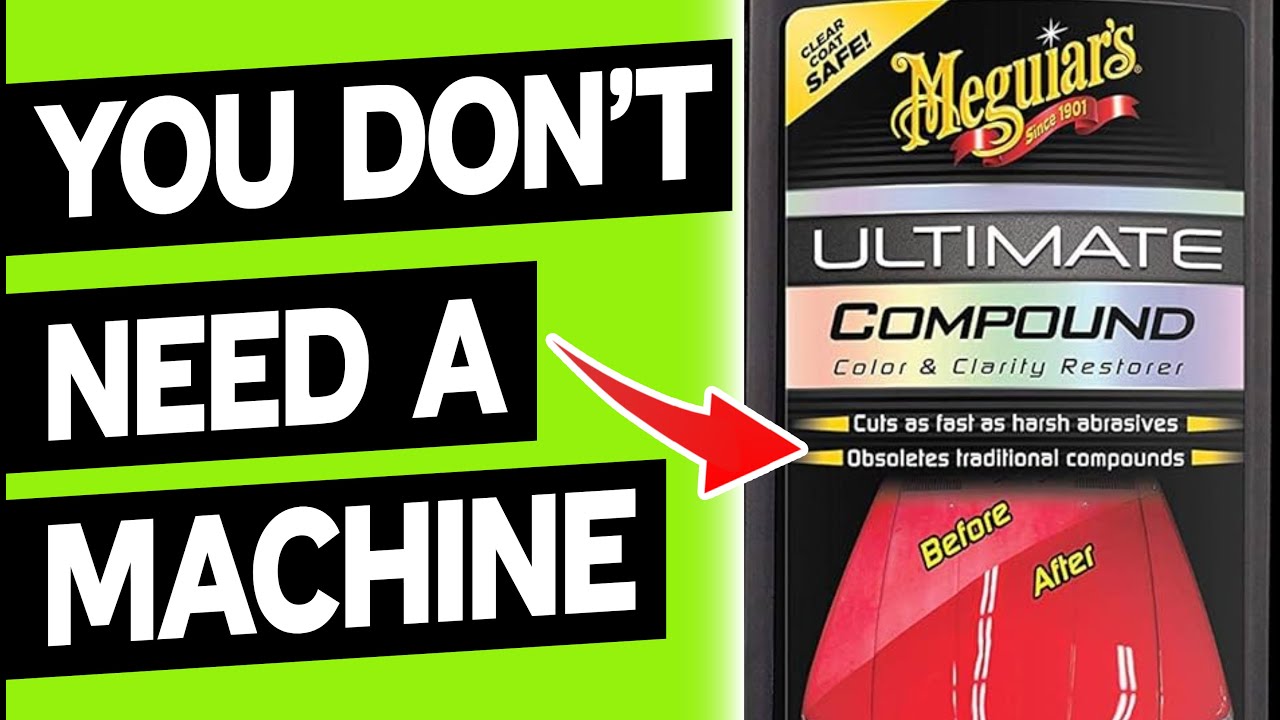 meguiars ultimate compound part 2  Easy guide to cleaning your car without  a machine 