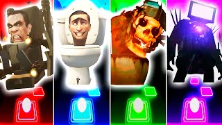 Skibidi Toilet Songs G-MAN VS Skibidi toilet VS Skibidi skeleton VS Tv man