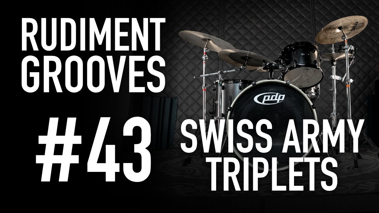 Rudiment Groove #43 - Swiss Army Triplet - Max Freeman - YouTube