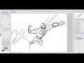 Stuff Sketched: Episode 27 - Dragonfly(man) &amp; Stinger &quot;Animated&quot; Style