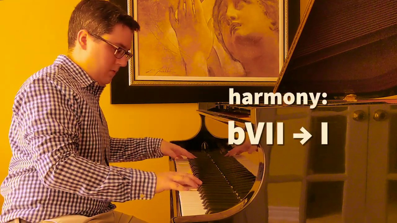 How to use the Mixolydian mode for a royal, triumphant effect on piano