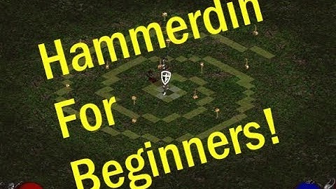 Quick Guide: How to play an END GAME Hammerdin! Diablo 2