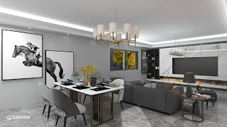 صمم غرفة في دقائق ورندر في ثوان ( كوهوم ) _ Design a room in minutes and render in seconds (Coohom)